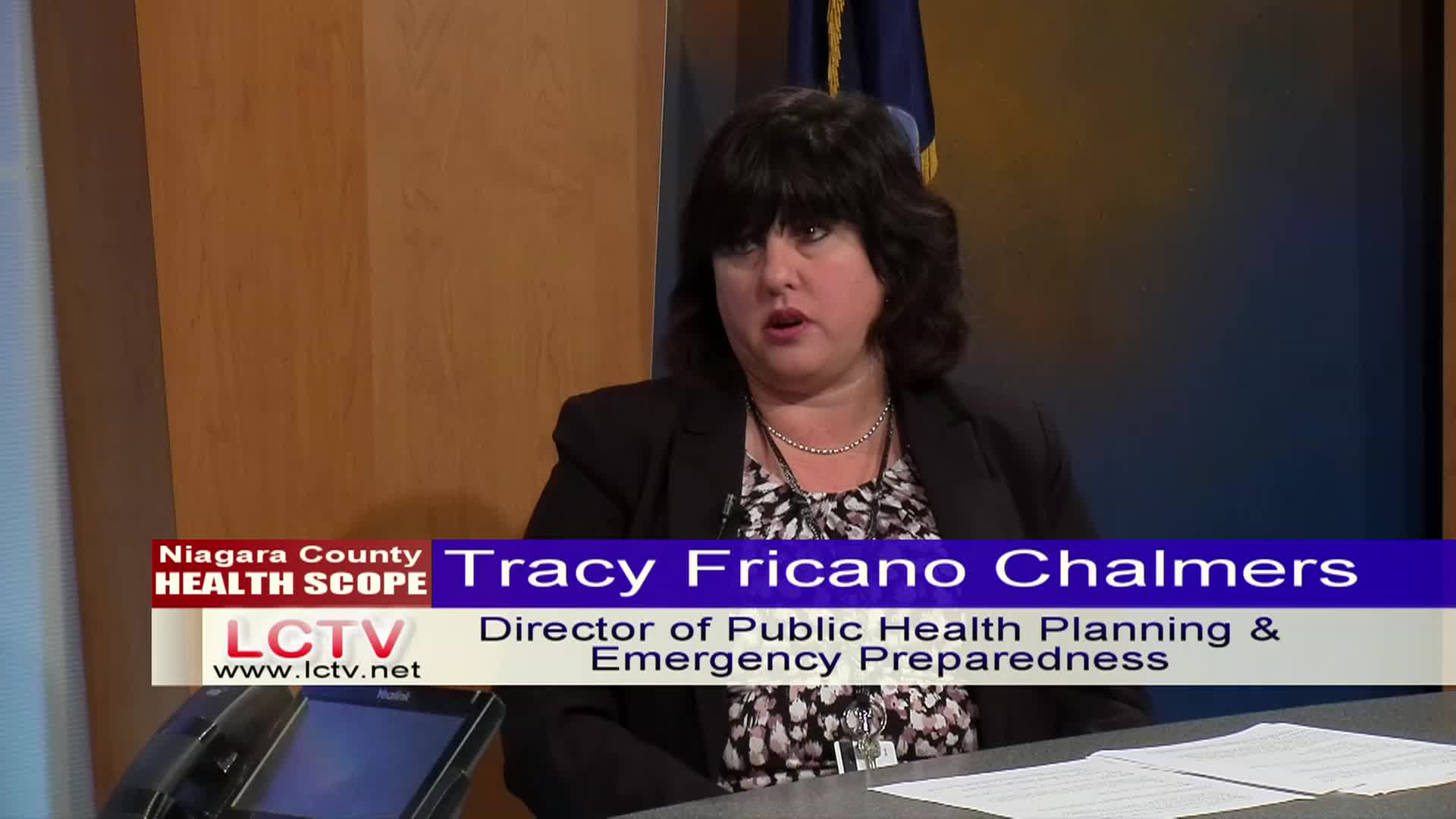 Thumbnail image for Health Scope - Tracy Fricano Chalmers, Director of Public Health Planning & Emergency Preparedness